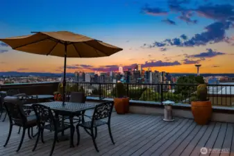 Rooftop sweeping views.