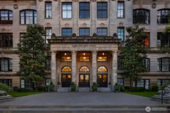 Grand entrance.