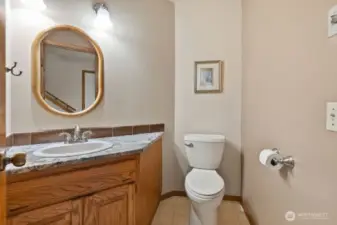 downstairs half bath