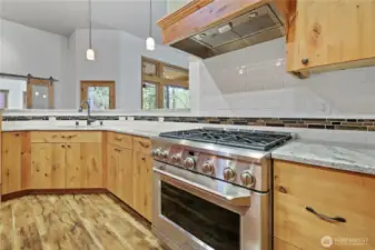 Custom upper end kitchen