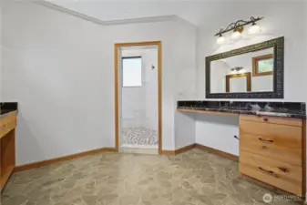 Primary with separate make up bar