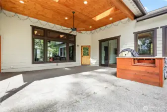 Covered patio