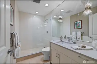 Guest 3/4 bath.