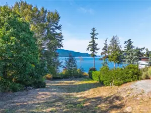 Area at end of lot can be cleaned up to expand views.