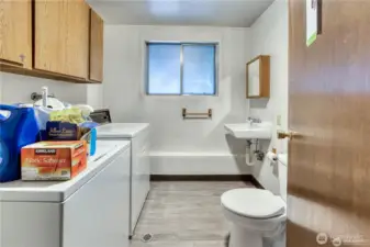 Laundry utility room.