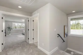 French Doors lead to the owners suite.