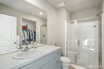 Primary Bath with on-suite walk-in closet