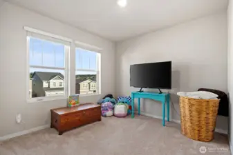 BR 2, North Facing w Large Closet.