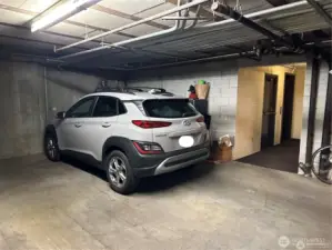 The most convenient parking spot, right at the elevator to your floor