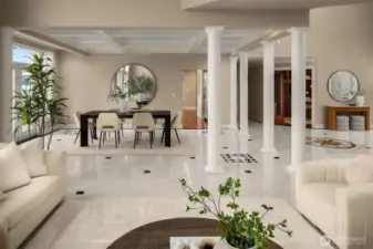 Statement living spaces throughout.