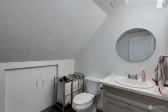 Unit B half bath