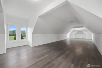 loft above the garage.