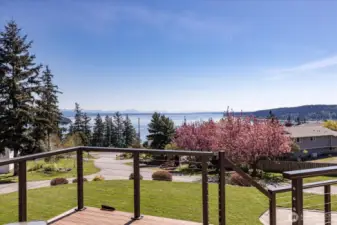 Soak in the scenery from the spacious deck.