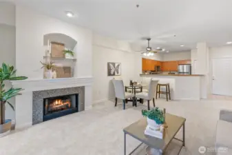 Lovely Dining Area and Casual Pennisula Seating