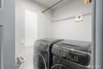 Laundry room.