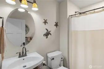 Downstairs bathroom.