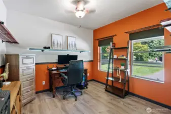 A place you will want to work from home in - comes equipped with gigabit fiber internet.