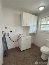 Laundry & 1/2 bath