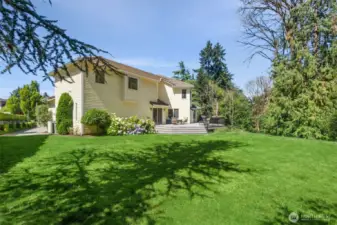 Private & Spacious Backyard Oasis  Enjoy the best of outdoor living with this oversized backyard backing to greenbelt. Flat lawn space, mature landscaping, and natural privacy create the perfect setting for year-round enjoyment or even small private events.