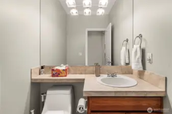 Main floor guest bath.