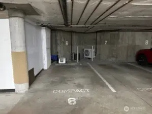Garage Parking #6 and storage closet #6