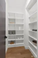 Walk-in Pantry.