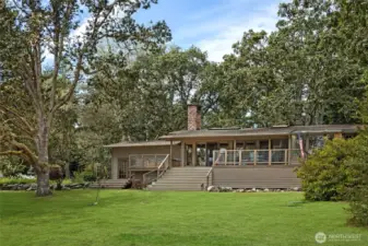 2 bedroom and 2 bathroom Panabode with  extensive decking.