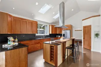 Kitchen, and pantry.