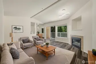 Living Room "virtually staged"