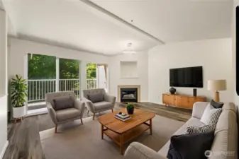 Living Room "virtually staged"