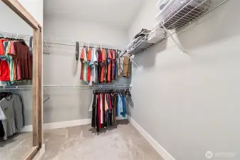 Large walk in closet