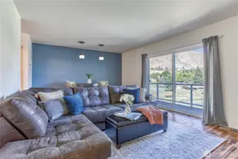 living room & dining area