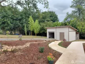 Detached garage with seperate room