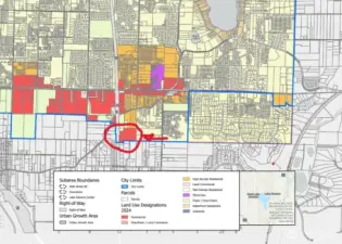 City Zoning Commercial land