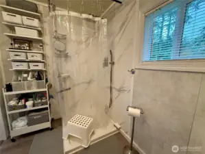 Large shower