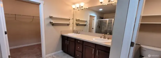 Primary Bath, Double Vanity