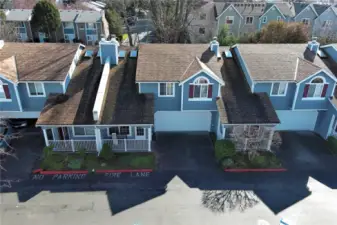 Your private driveway allows for your own guest parking.