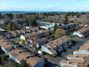 Its a smaller townhome community featuring  a total of just 70 units.