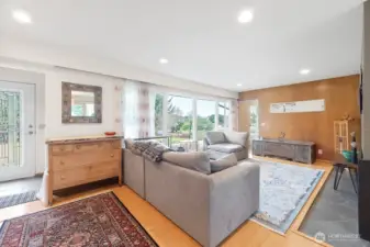 Living room and entry