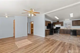 Open concept Kitchen