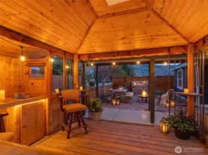 Romantic evenings in spent at home -- Virtually staged