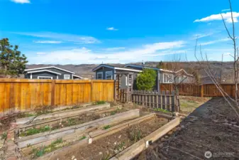 raised garden beds perfect for growing vegetables in the summer