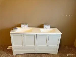 New vanity that's ready to be installed.