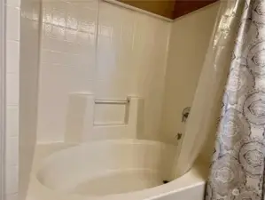 A soaking tub to relax in!