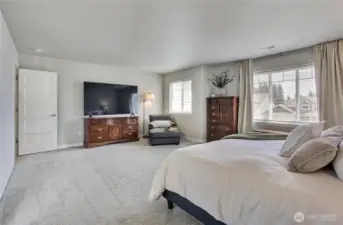 Large primary suite.