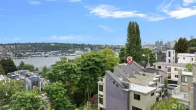 Panoramic views of Lake Union