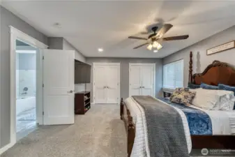 Upstairs primary bedroom.