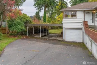 Covered parking for 3