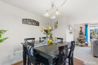 Open to the living room