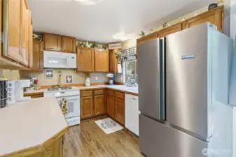 Brand new refrigerator and most appliances are newer as well.
